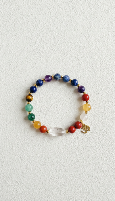Chakra Bracelet with Natural Stones